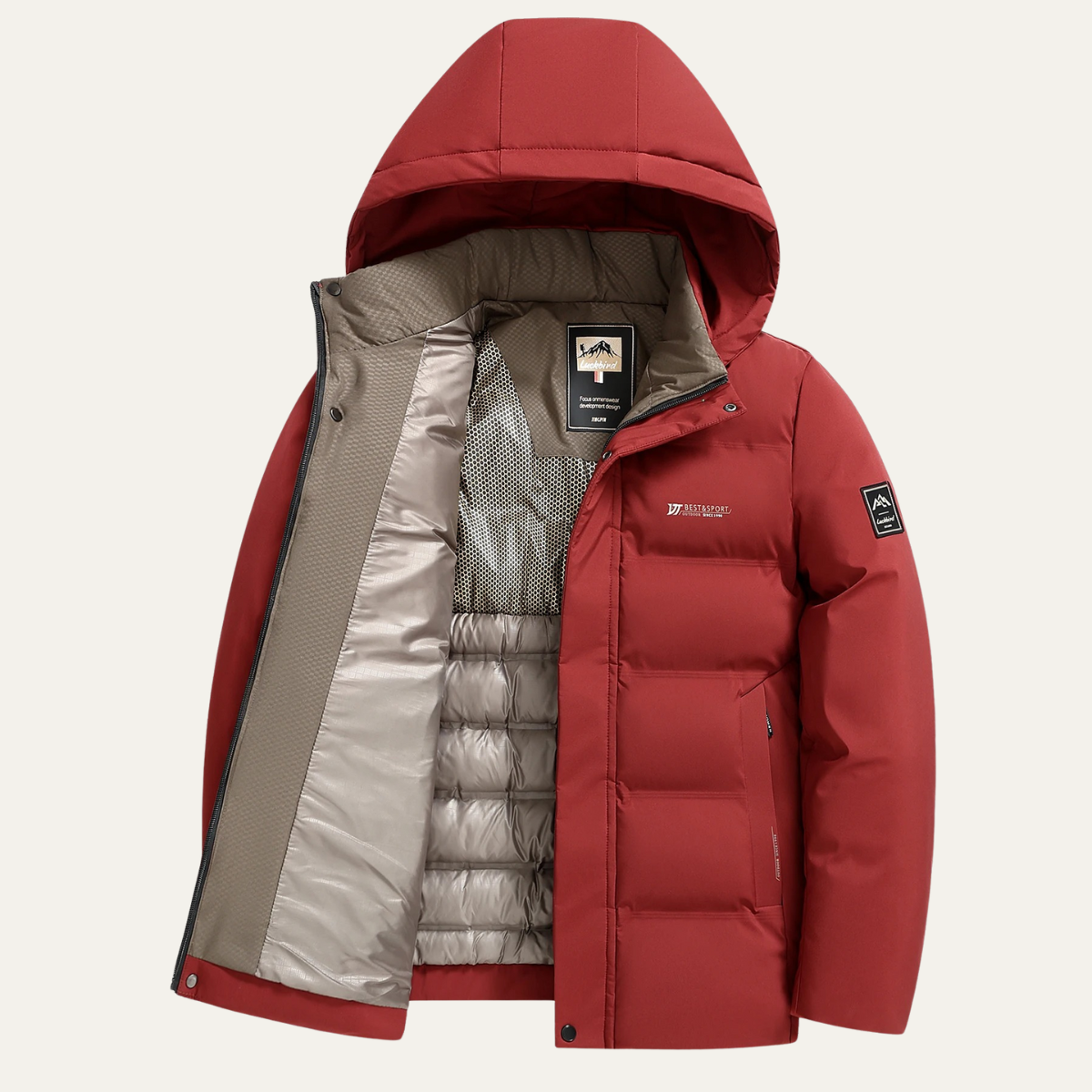 The Aosta Men's Warm Thick Winter Cotton Jacket