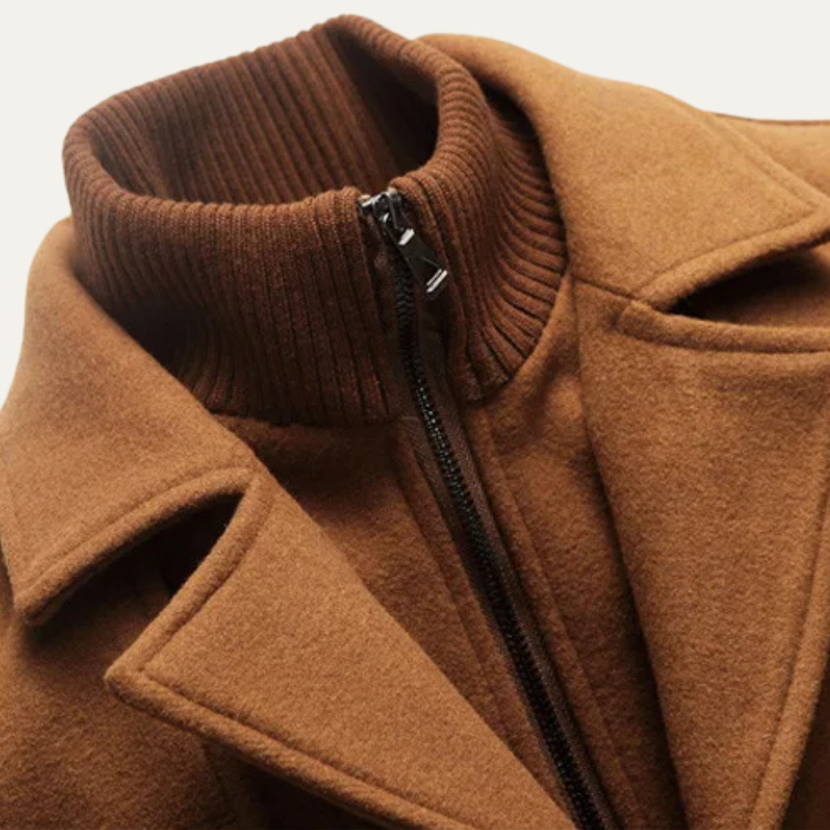 The Belgravia Men's Wool Blend Trench Coat with Quilted Lining