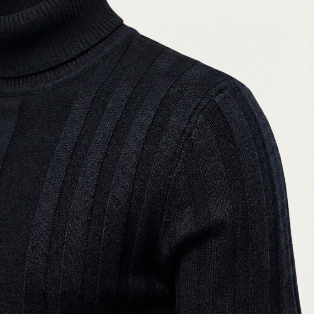 The Dumbarton Men’s Slim Fit Knit Turtleneck Sweater