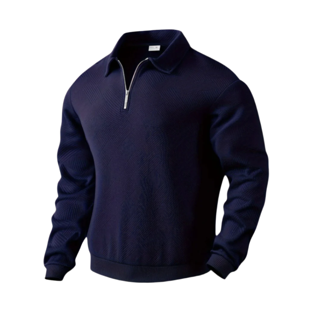 The Wexham Knit Quarter Zip Sweater for Men