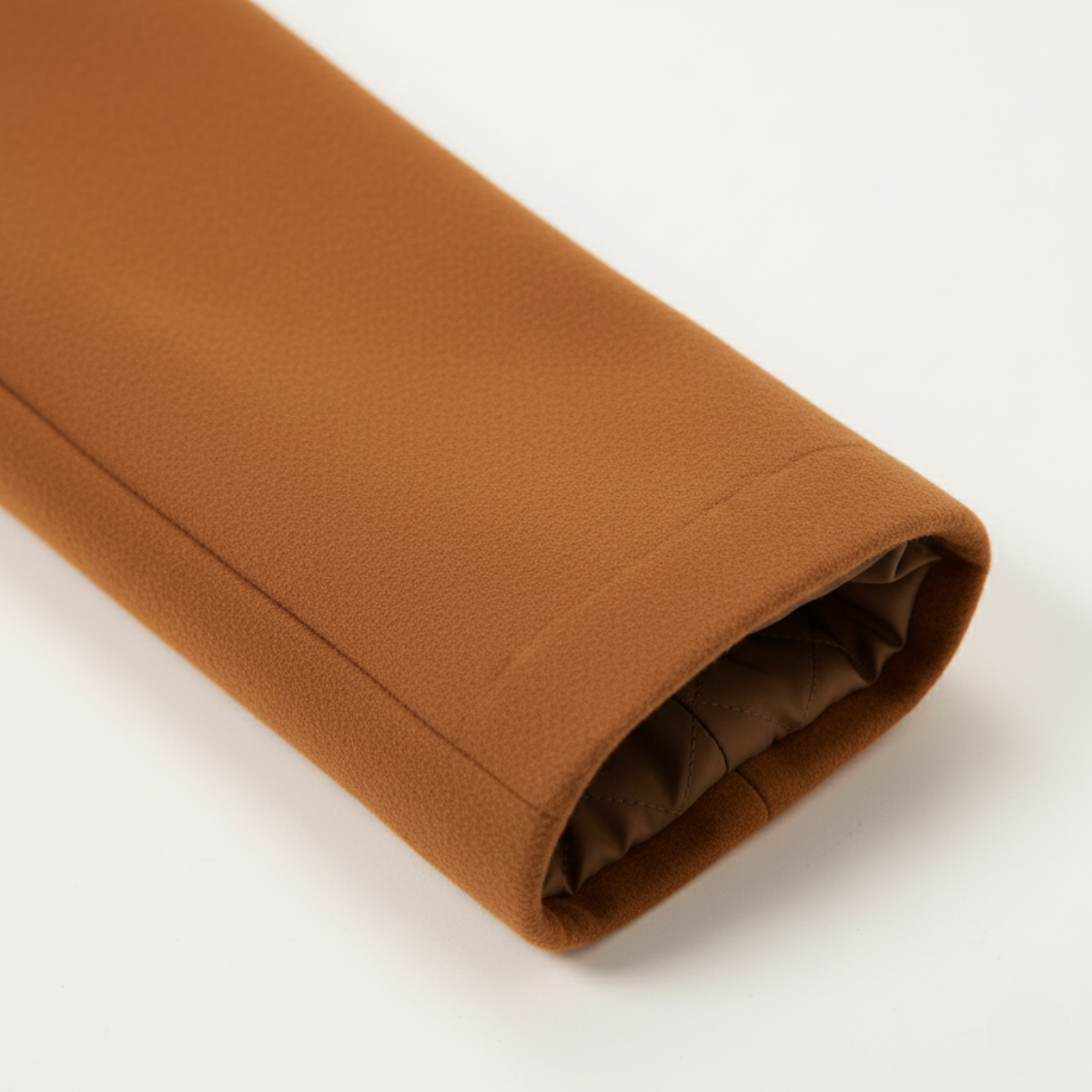 The Arundel Men's Hooded Wool Overcoat with Quilted Lining