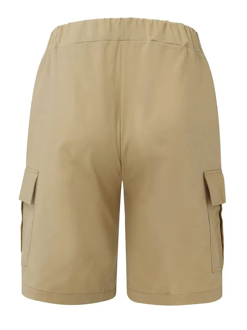 Men's Cargo Shorts with Drawstring and Ample Pockets for Outdoor Adventures