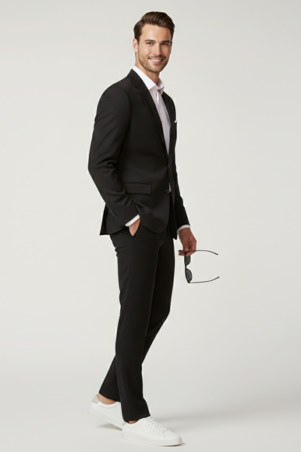Men’s Slim Fit Suit Set – Stylish Blazer and Trousers for Formal Occasions