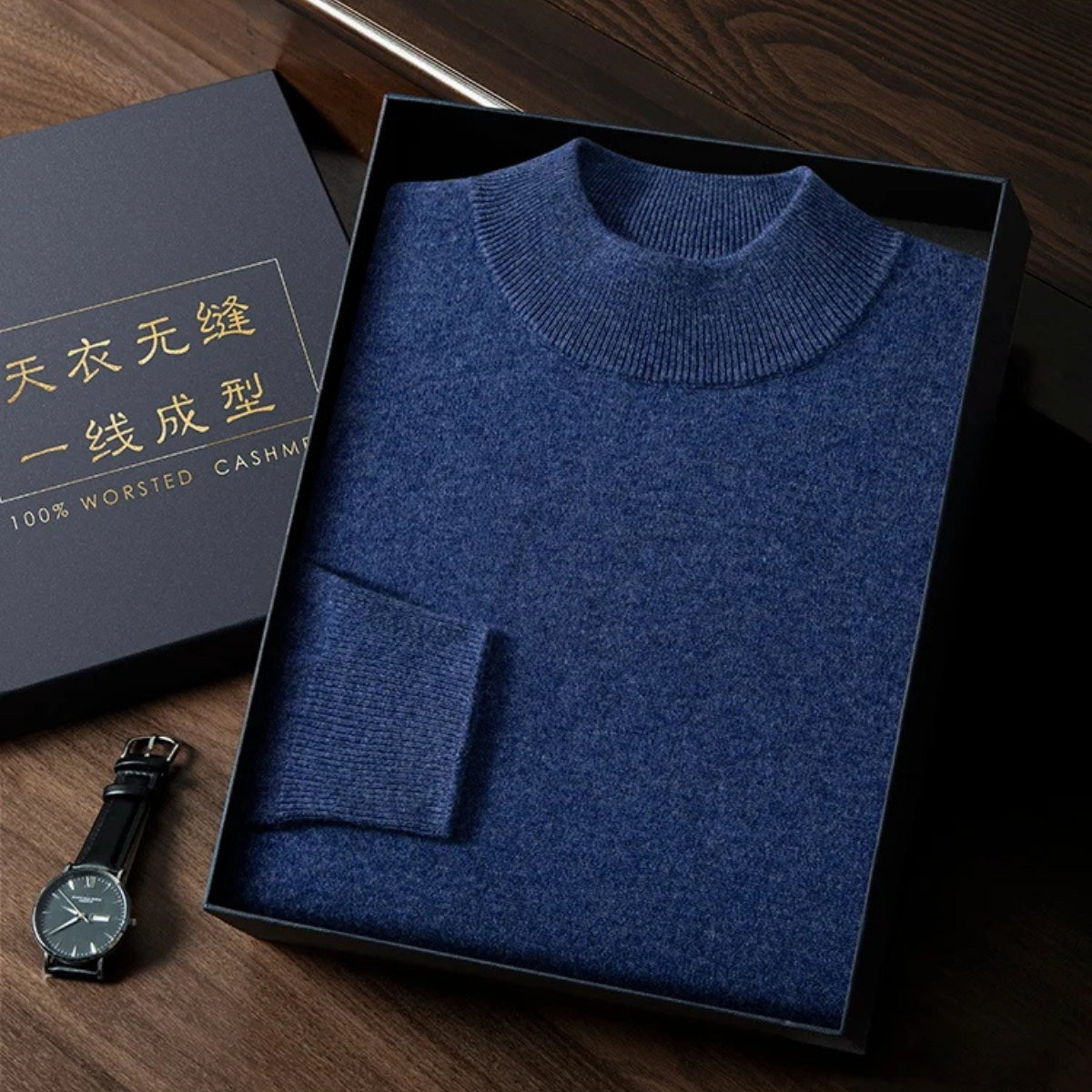 The Hillbourne Cashmere Sweater – Men's 100% Soft Luxury Knit Sweater