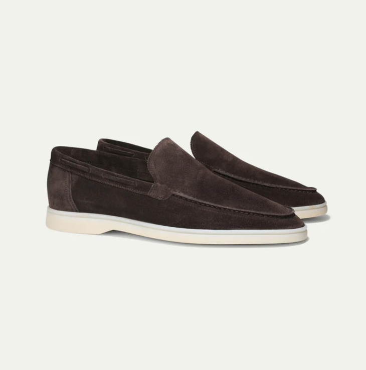 Men’s Suede Loafers Slip On Luxury Shoes