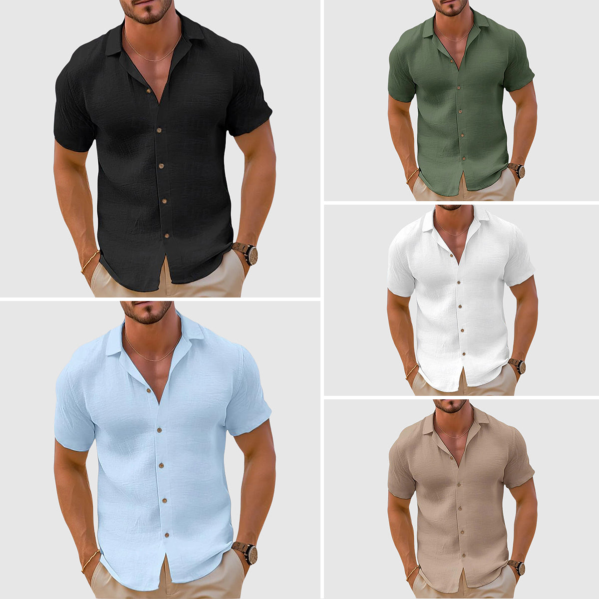 Stylish Men's Cotton Shirt for Everyday Wear