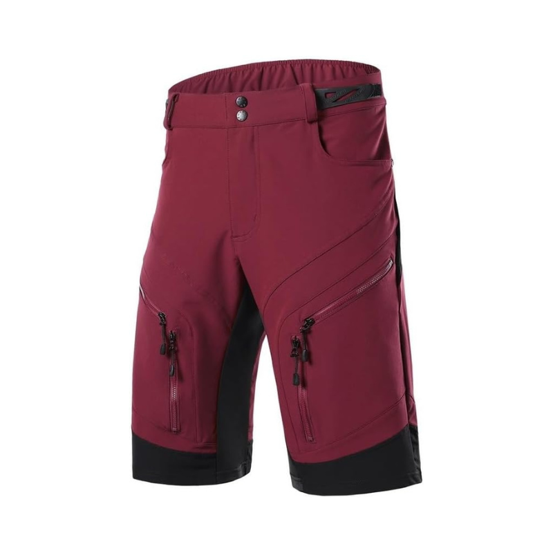 Men’s Outdoor Shorts with Zippered Pockets for Adventure
