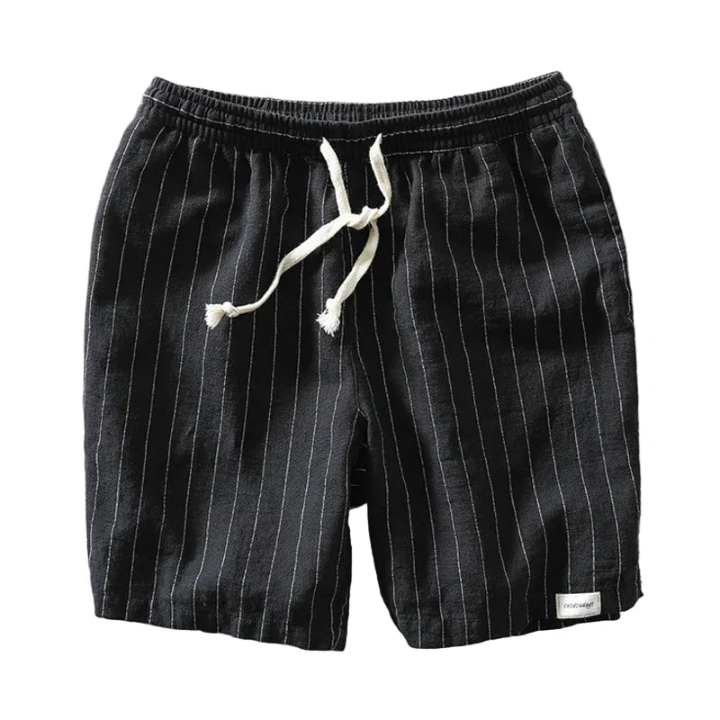 Men's Striped Drawstring Shorts for Summer Adventures