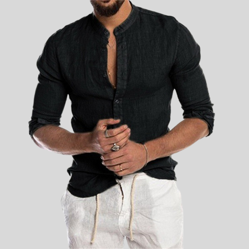 Stylish Long Sleeve Linen Shirt for Any Occasion