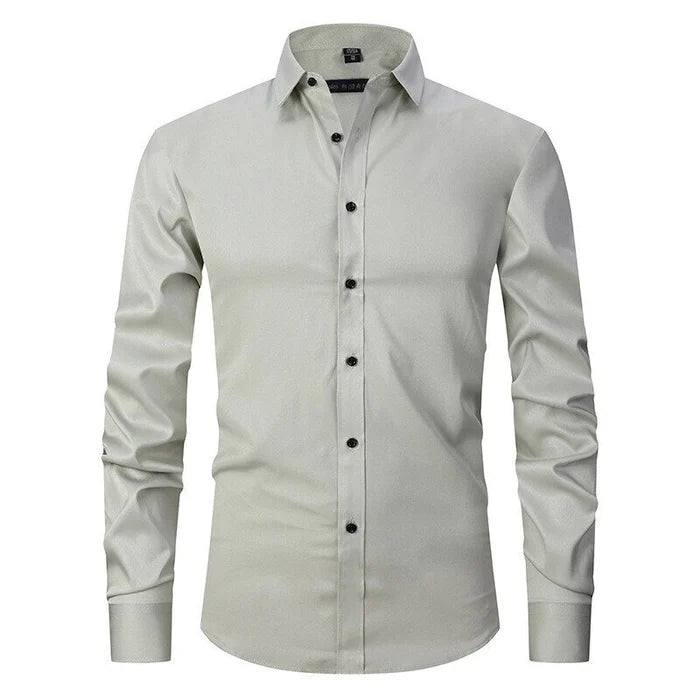 Men's Stretch Non-Iron Dress Shirt for Office & Events