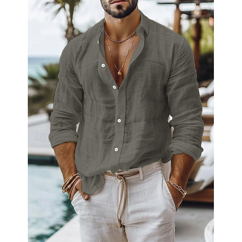 Luca Men's Linen Summer Shirt for Stylish Occasions