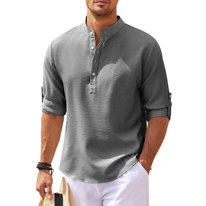 Classic Linen Henley Shirt for Every Occasion