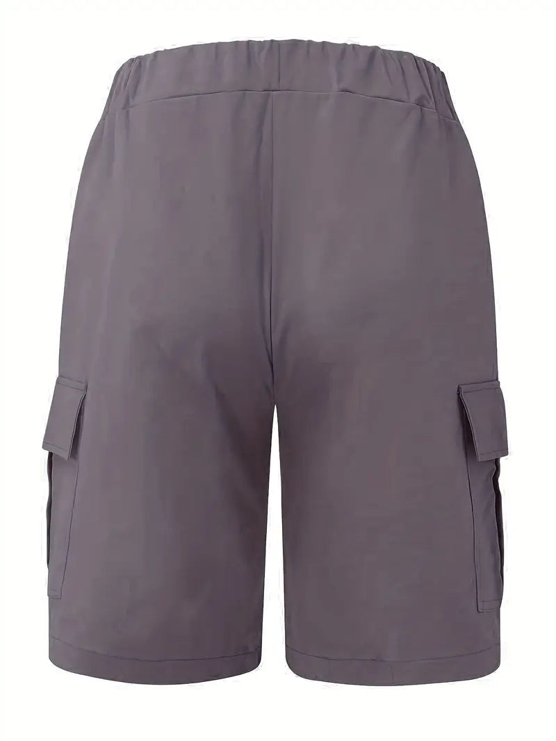 Men's Cargo Shorts with Drawstring and Ample Pockets for Outdoor Adventures