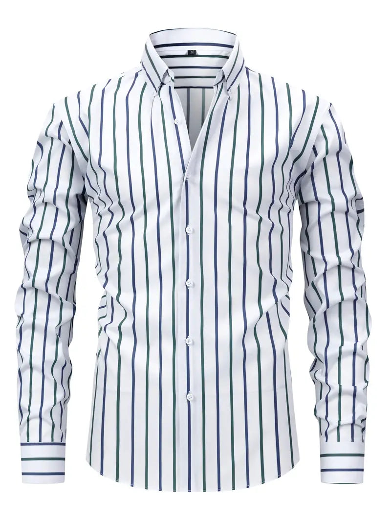 Hugo Striped Cotton Shirt for Smart-Casual Occasions
