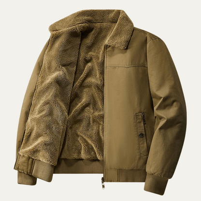 The Cardiff Men's Fleece Lined Reversible Bomber Jacket