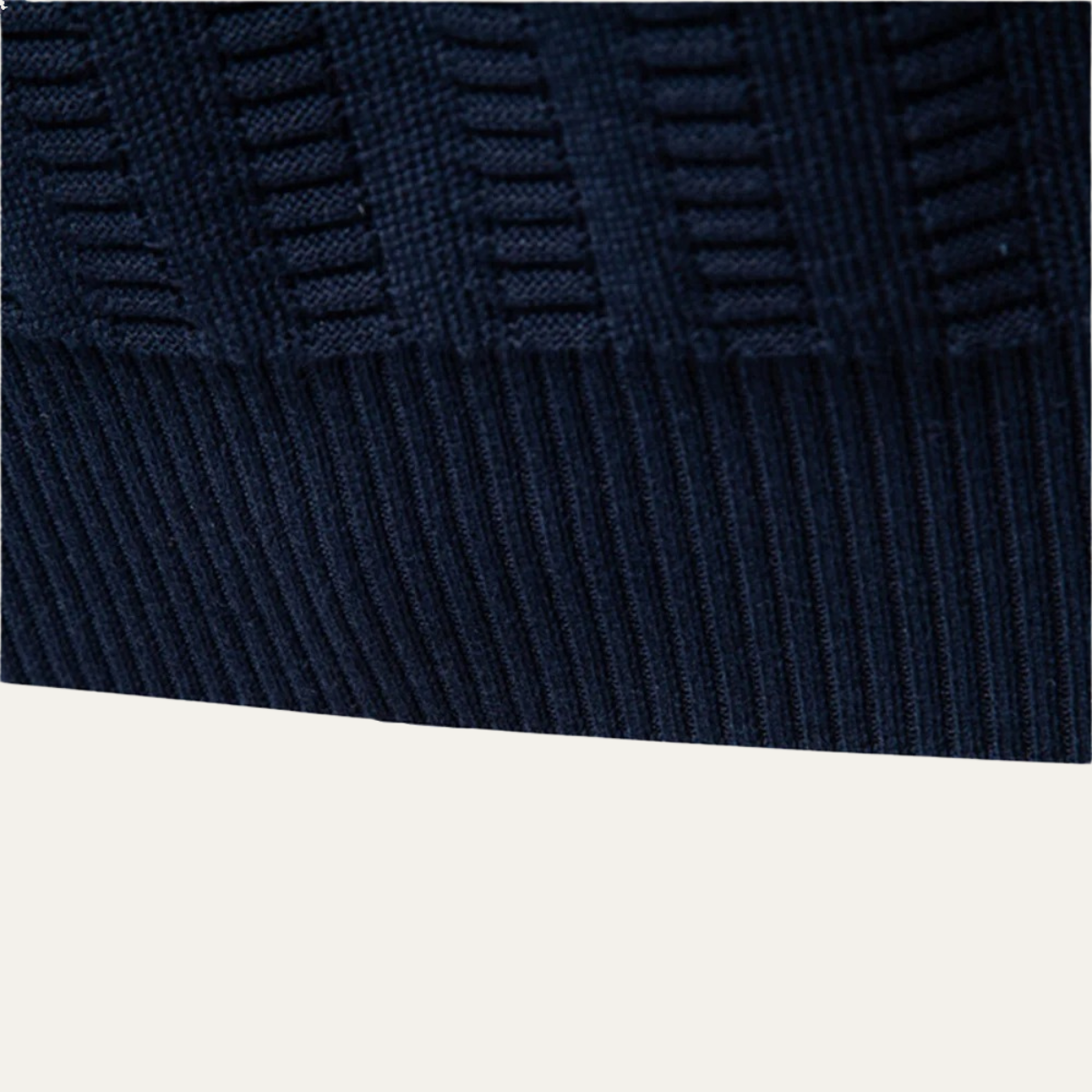 The Cotswold Men’s Half Zip Knit Winter Sweater