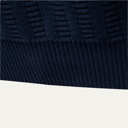 The Cotswold Men’s Half Zip Knit Winter Sweater