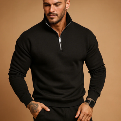 The Lexington Men’s Half Zip Knitted Sweater
