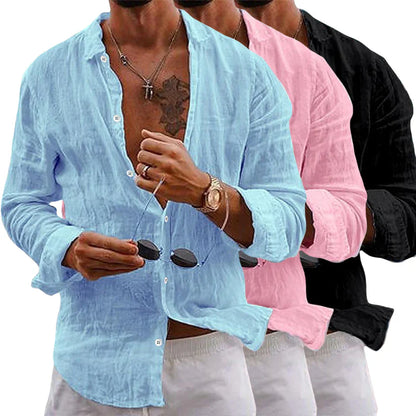 Stylish Linen Shirt for Men - Ideal for Casual and Formal Occasions