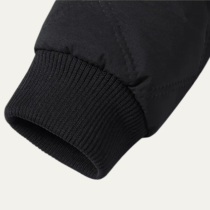 The Alston Men’s Quilted Jacket – Windproof Thermal Padded Coat with Fleece Lining