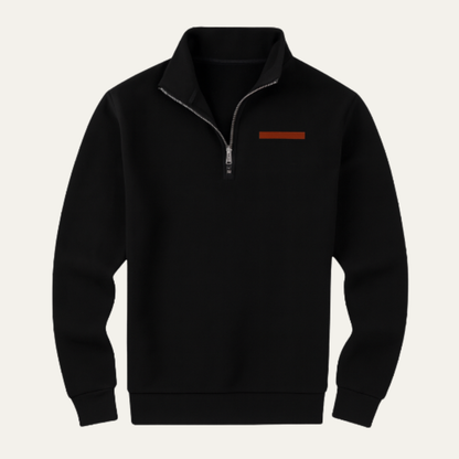 The Gallipoli Men’s Warm Stand Collar Half Zip Fleece Sweater