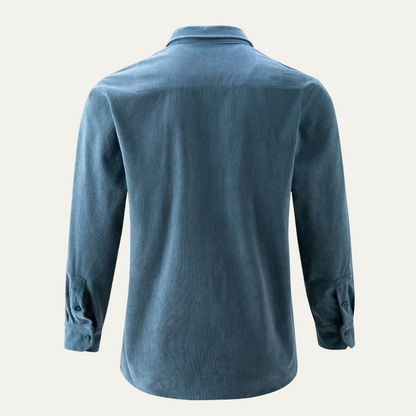 The Norwick Men’s Casual Button Down Corduroy Shirt