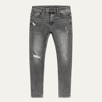 The Rome Men's Slim Fit Denim Jeans - Trendy Stretch Pants