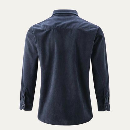 The Norwick Men’s Casual Button Down Corduroy Shirt