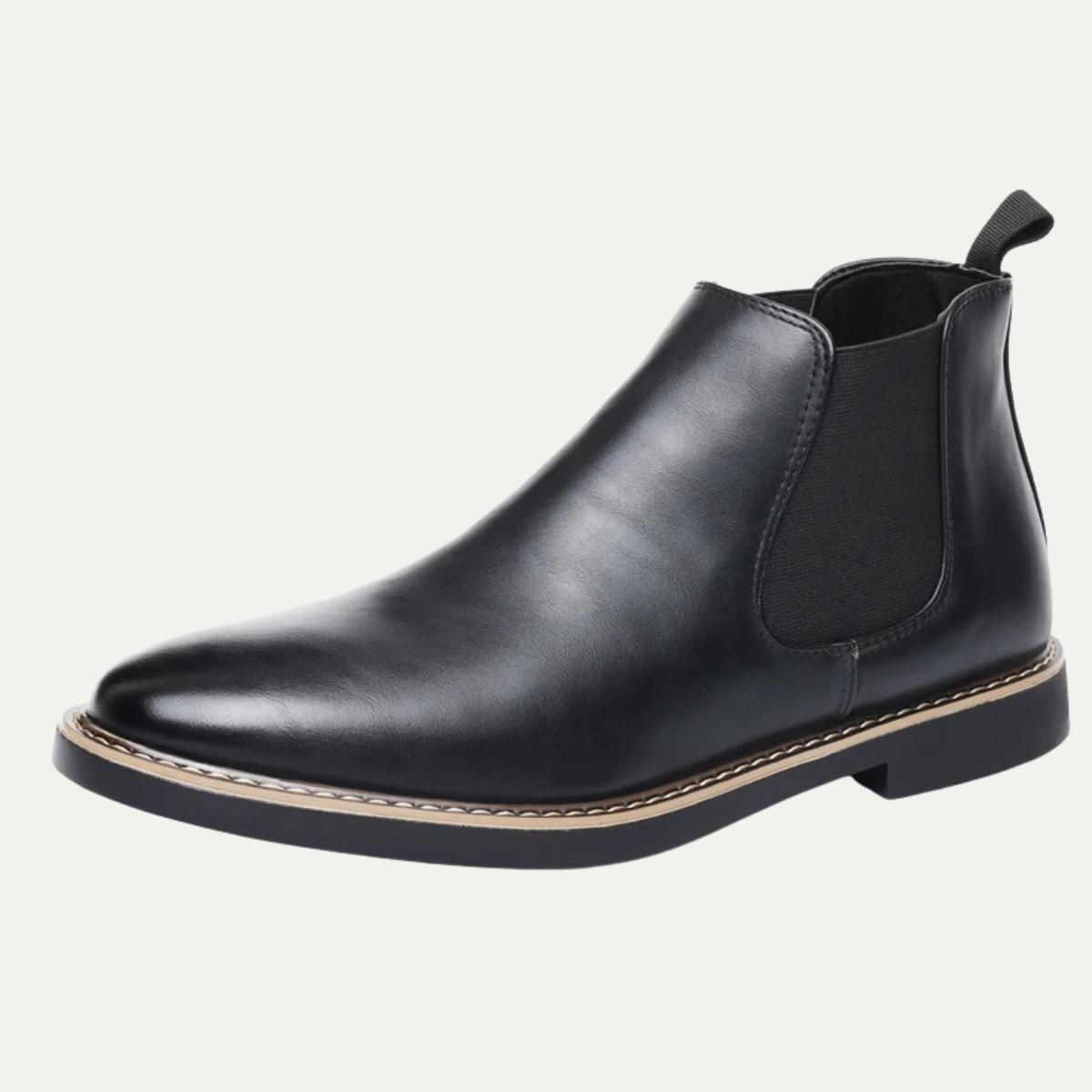 The Piacenza Men’s Trendy Classic Leather Chelsea Boots