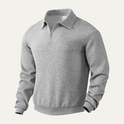 The Chesterby Men’s Quarter Zip Lightweight Sweater