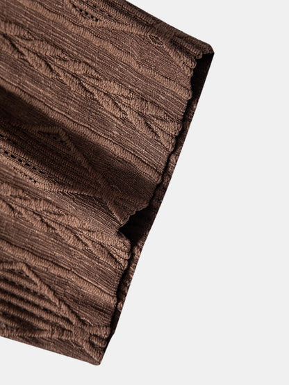 Jacquard Fabric Shirt for All Occasions