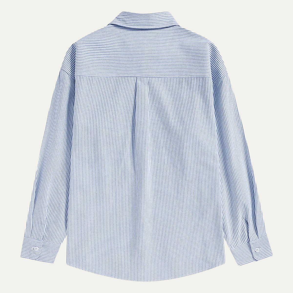 The Tenerife Men's Striped Shirt with Classic Collar and Pocket