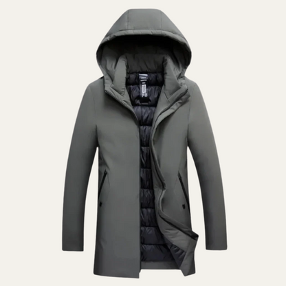 The Maybach Men’s Waterproof Winter Parka Coat Jacket with Hood