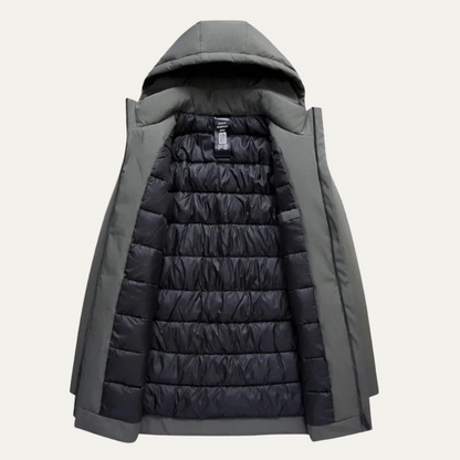 The Maybach Men’s Waterproof Winter Parka Coat Jacket with Hood
