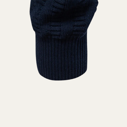 The Cotswold Men’s Half Zip Knit Winter Sweater