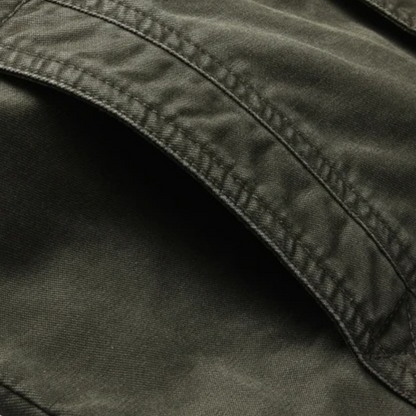 The Aberdeen Men’s Trendy Cargo Cotton Jacket with Pockets