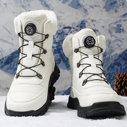 The Tarquinia Men’s Winter Warm Fur Lined High Top Anti Slip Snow Boots