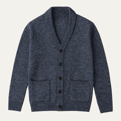 The Peschiera Men’s Knitted Casual V Neck Cardigan