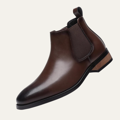 The Treviso Men’s Smart Leather Ankle Chelsea Boots