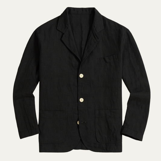 The Milan Men's Stylish Linen Jacket - Lightweight Blazer