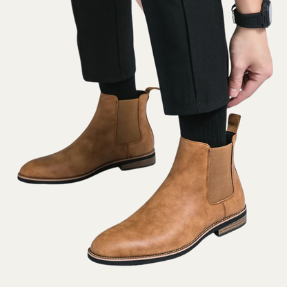 The Alderton Men’s Elegant Slip On Smart Casual Chelsea Boots
