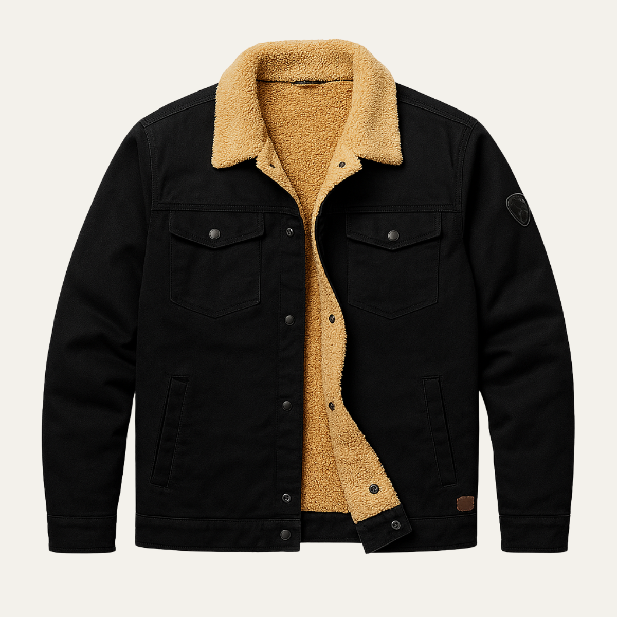 The Vancouver Men's Fleece Lined Outdoor Jacket - Modern & Warm