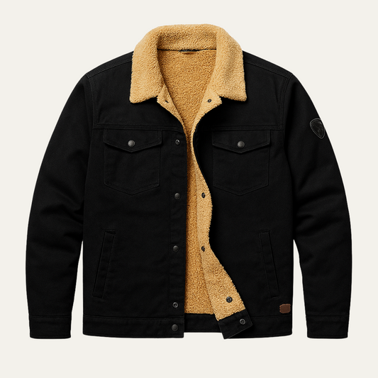 The Vancouver Men's Fleece Lined Outdoor Jacket - Modern & Warm