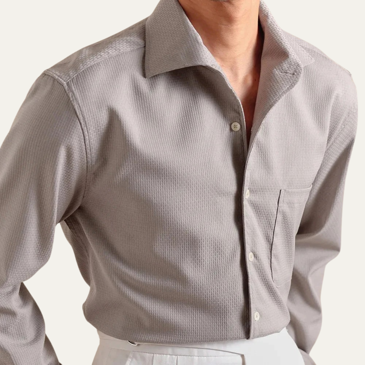 The Savile Row Men’s Italian Dress Shirt - Slim Fit Business Style