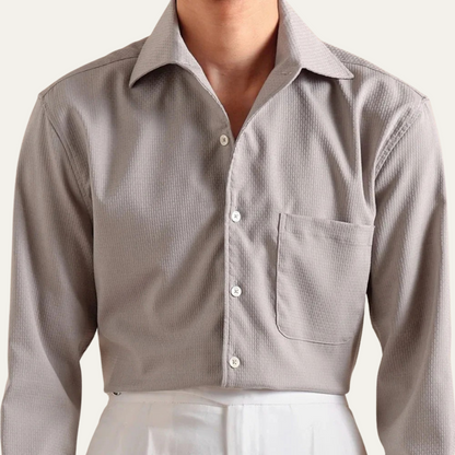 The Savile Row Men’s Italian Dress Shirt - Slim Fit Business Style