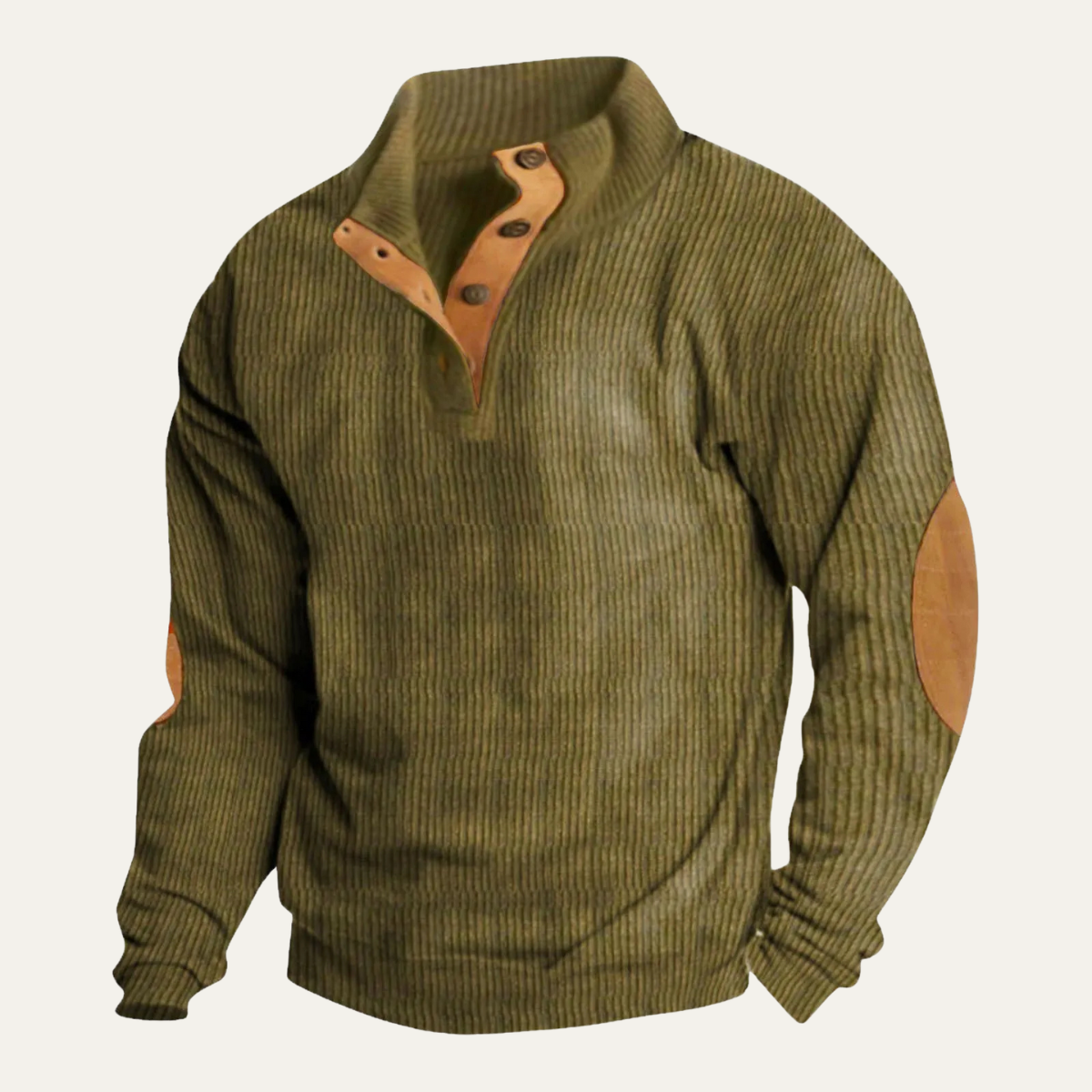 The Ashwater Men's Trendy Stand Collar Ribbed Knit Half Zip Sweater
