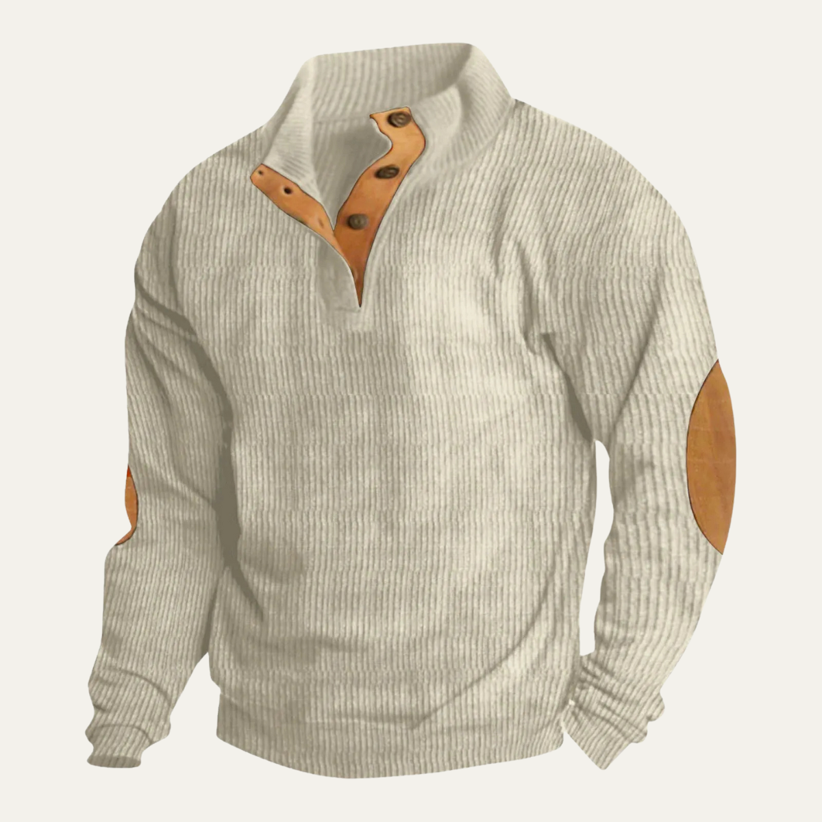 The Ashwater Men's Trendy Stand Collar Ribbed Knit Half Zip Sweater