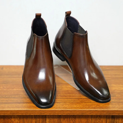 The Ironridge Men’s Polished Dress Ankle Smart Boots