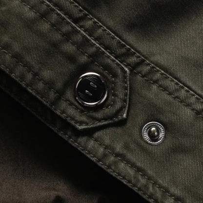 The Aberdeen Men’s Trendy Cargo Cotton Jacket with Pockets