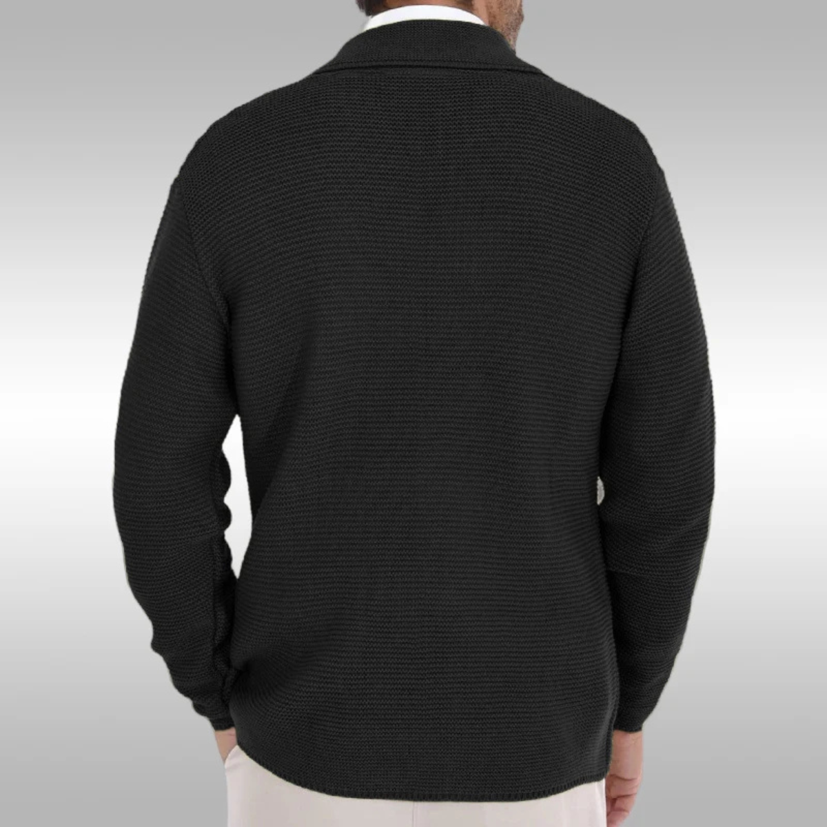 The Pisa Men’s Smart Casual Double Breasted Knit Cardigan